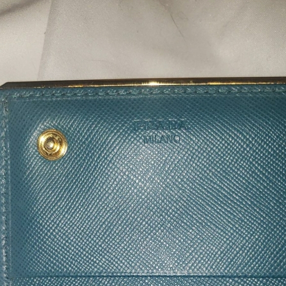 Prada Stefano Wallet Blue - Picture 5 of 6